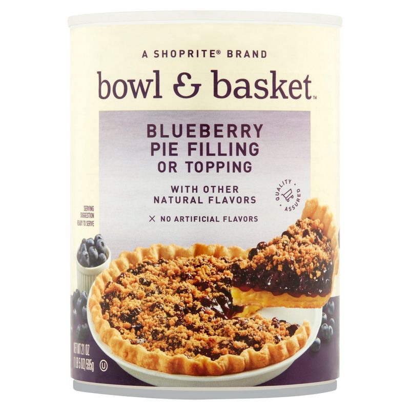 Bowl &amp; Basket Blueberry Pie Filling or Topping, 21 oz