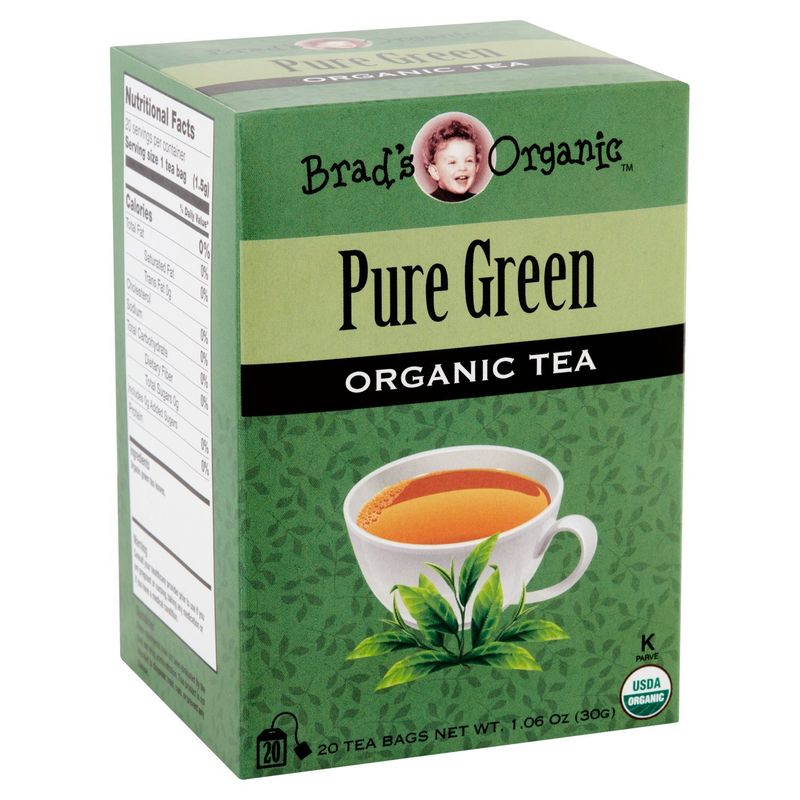 Brad's Organic Pure Green Organic Tea Bags, 20 count, 1.06 oz