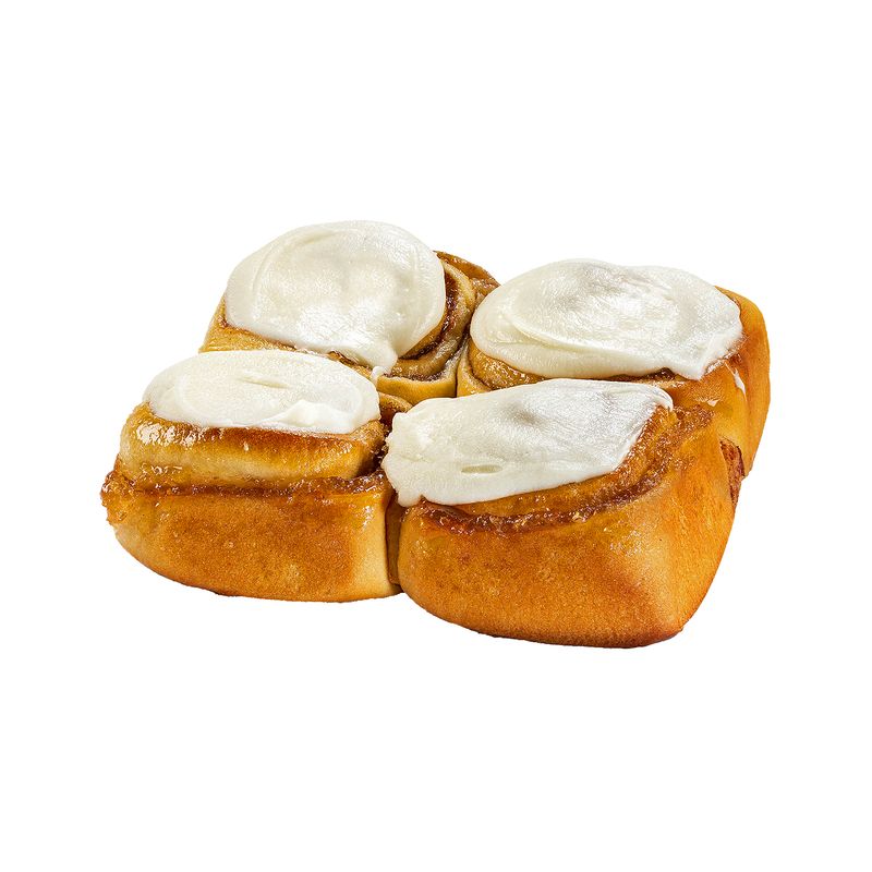 Fresh Bake Shop Apple Rolls with Caramel Icing, 4 Pack