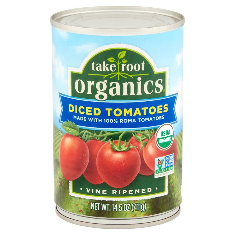 Take Root Organics Diced Tomatoes, 14.5 oz