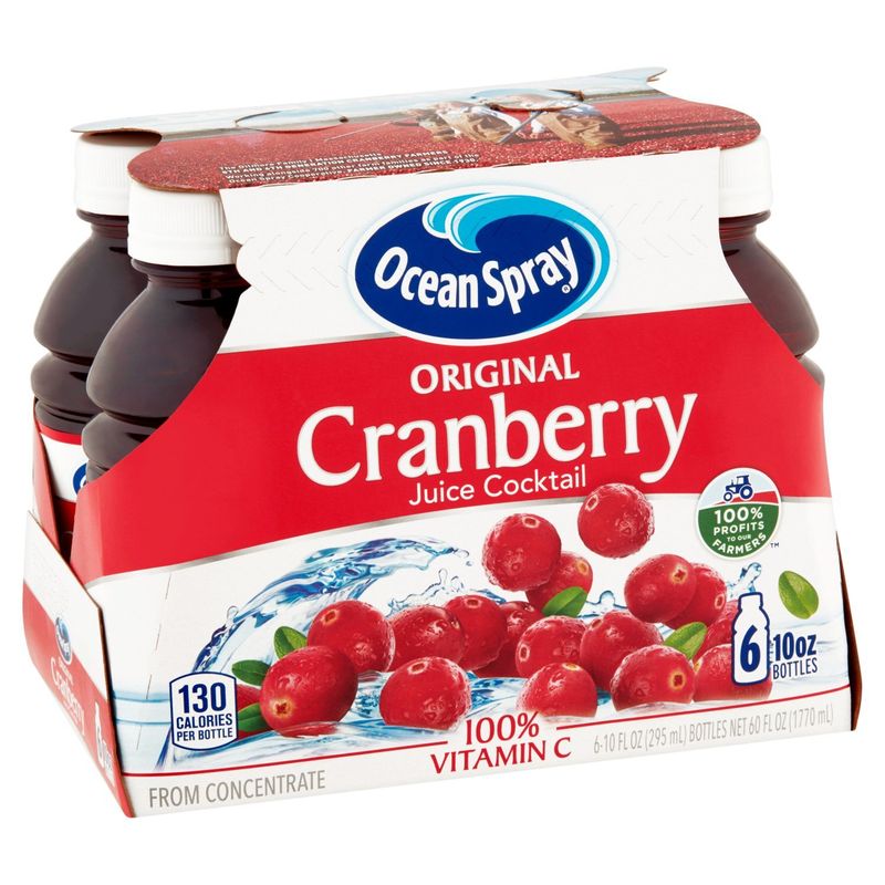 Ocean Spray Original Cranberry Juice Cocktail, 10 oz, 6 count