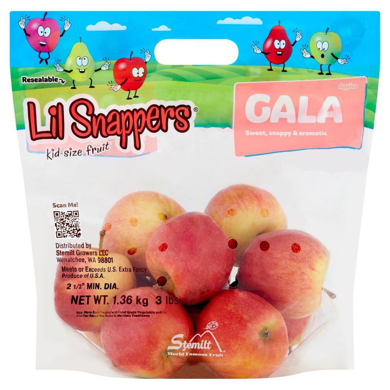 Stemilt Lil Snappers Gala Apples, 3 lb bag