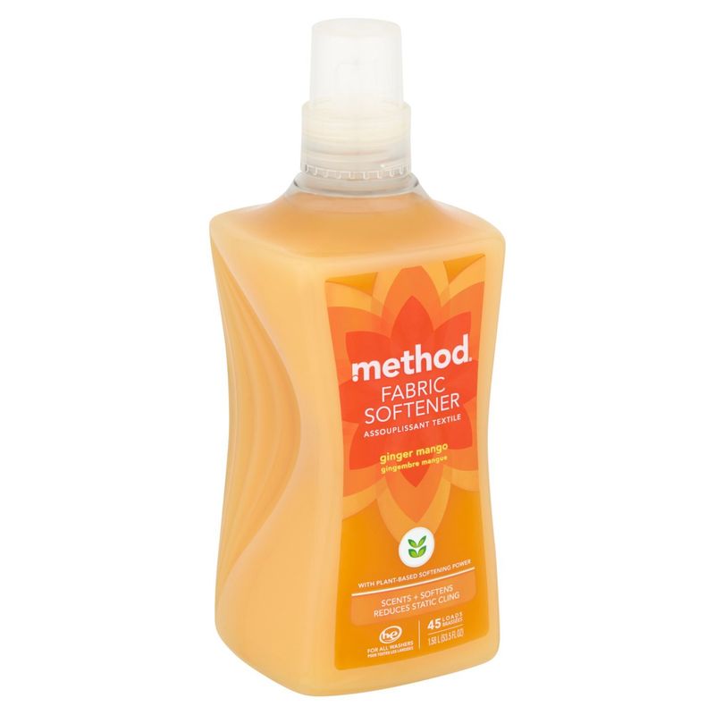 Method Ginger Mango Fabric Softener, 45 loads, 53.5 fl oz