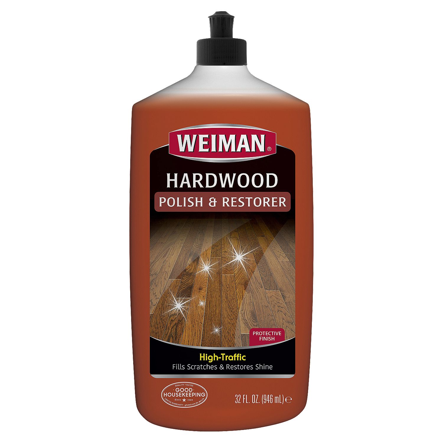 Weiman High Traffic Hardwood Polish &amp; Restorer, 32 fl oz