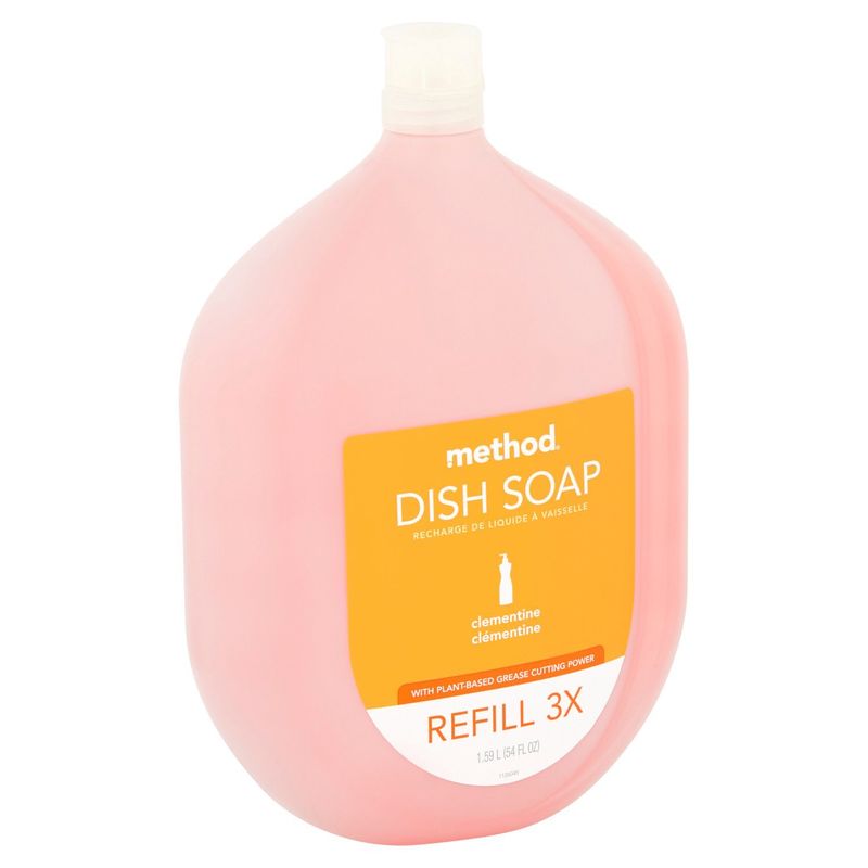 Method Clementine Dish Soap Refill, 54 fl oz