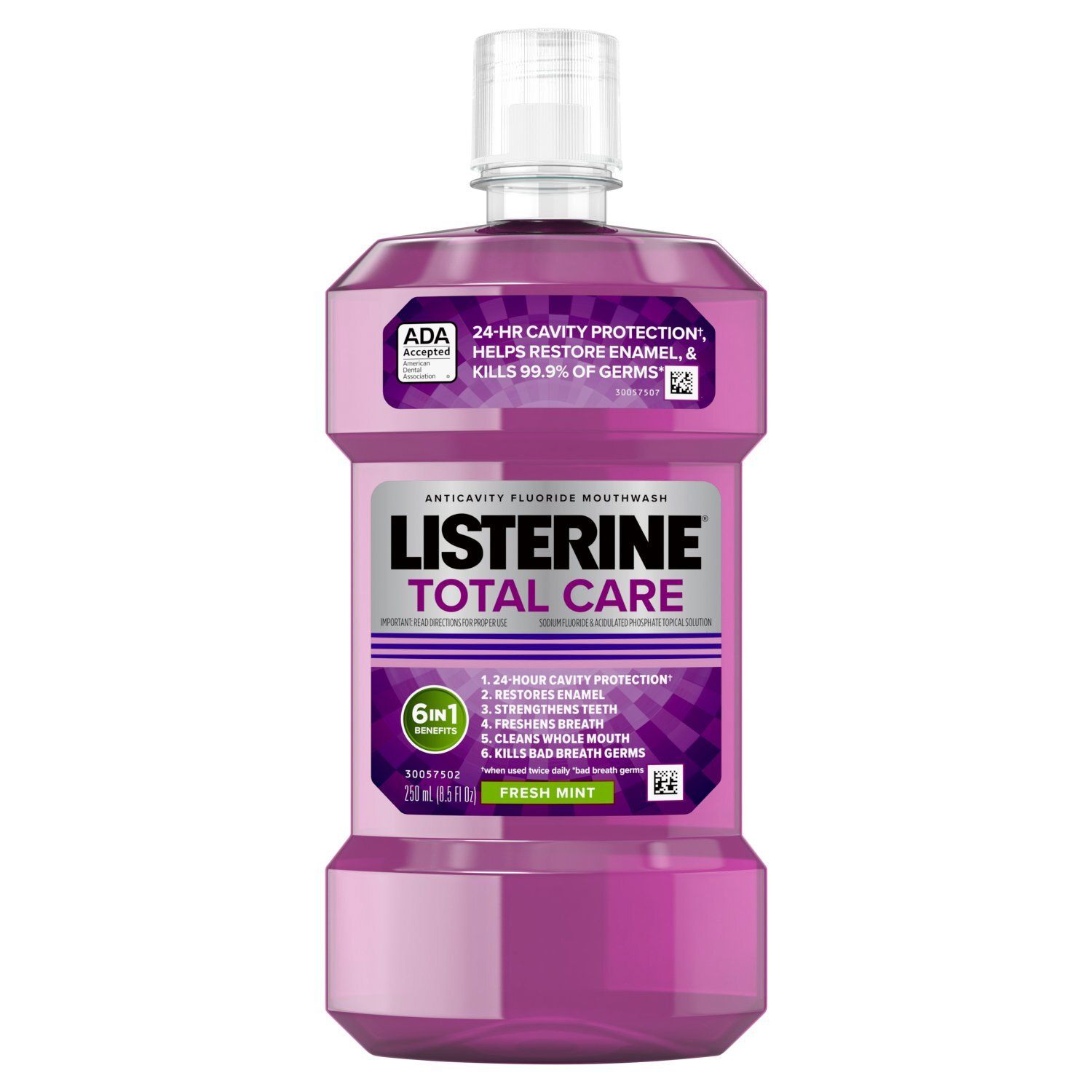 Listerine Fresh Mint Total Care Anticavity Fluoride Mouthwash, 8.5 fl oz