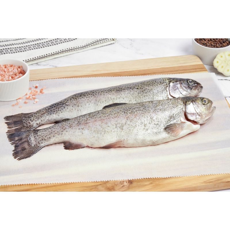 Farm Raised Fresh Whole Rainbow Trout, Fully Cleaned