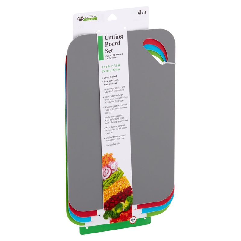 Culinary Fresh Cutting Board Set, 4 count
