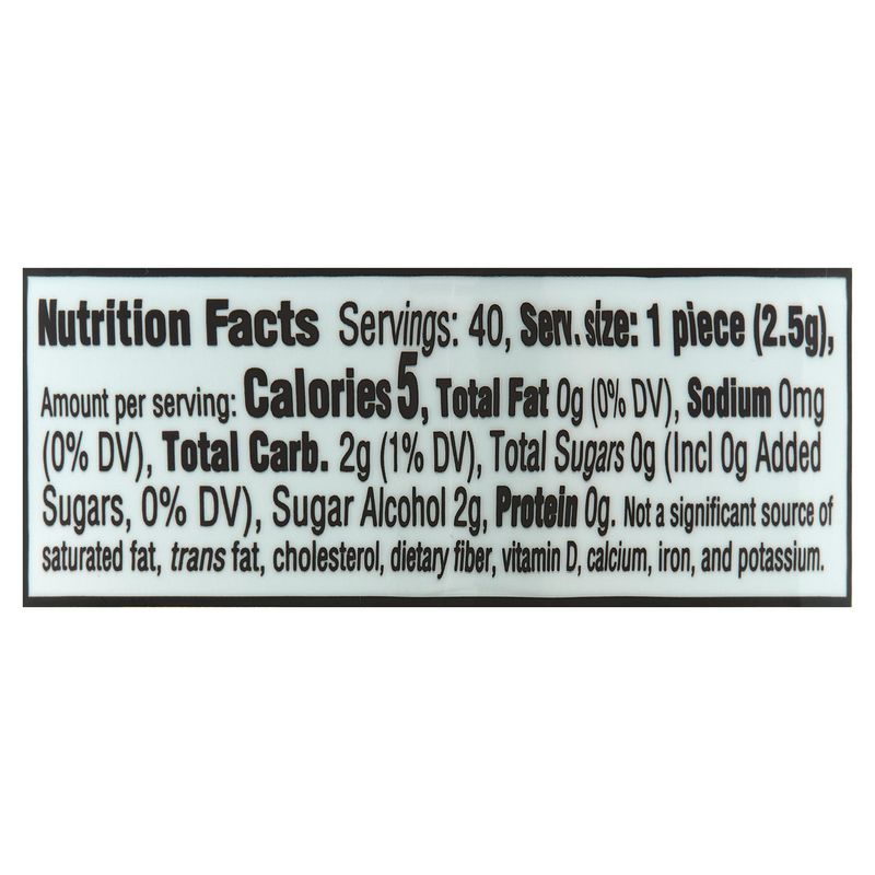 Trident Vibes Spearmint Rush Sugar Free Gum, 40 count