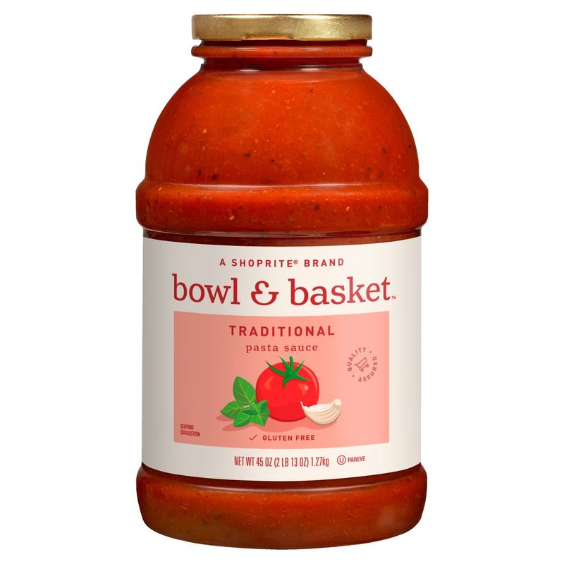 Bowl &amp; Basket Traditional Pasta Sauce, 45 oz