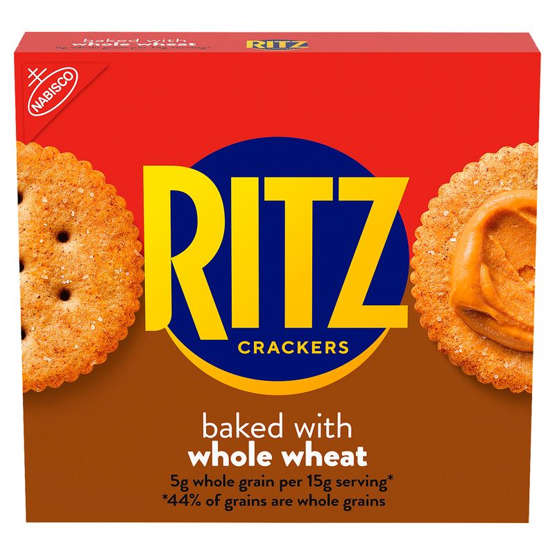 Nabisco Ritz Baked with Whole Wheat Crackers, 12.9 oz