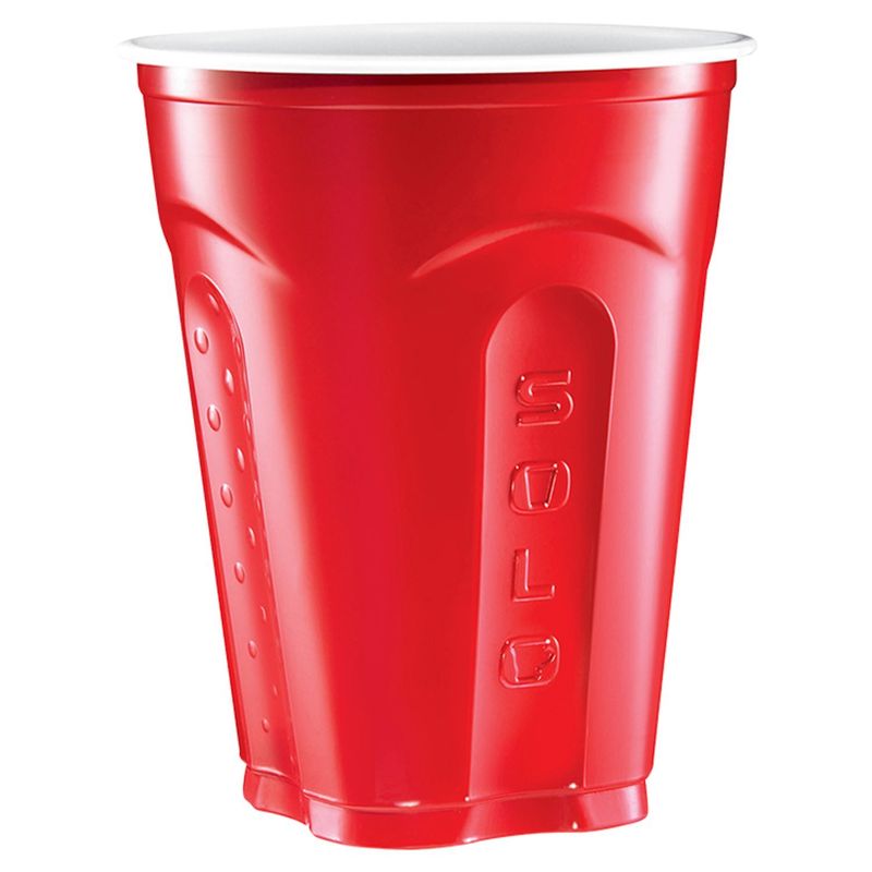 Solo Up for Anything 9 oz Squared Plastic Cups, 50 count
