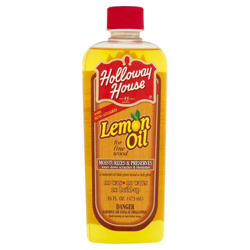 Holloway House Lemon Oil for Fine Wood, 16 fl oz