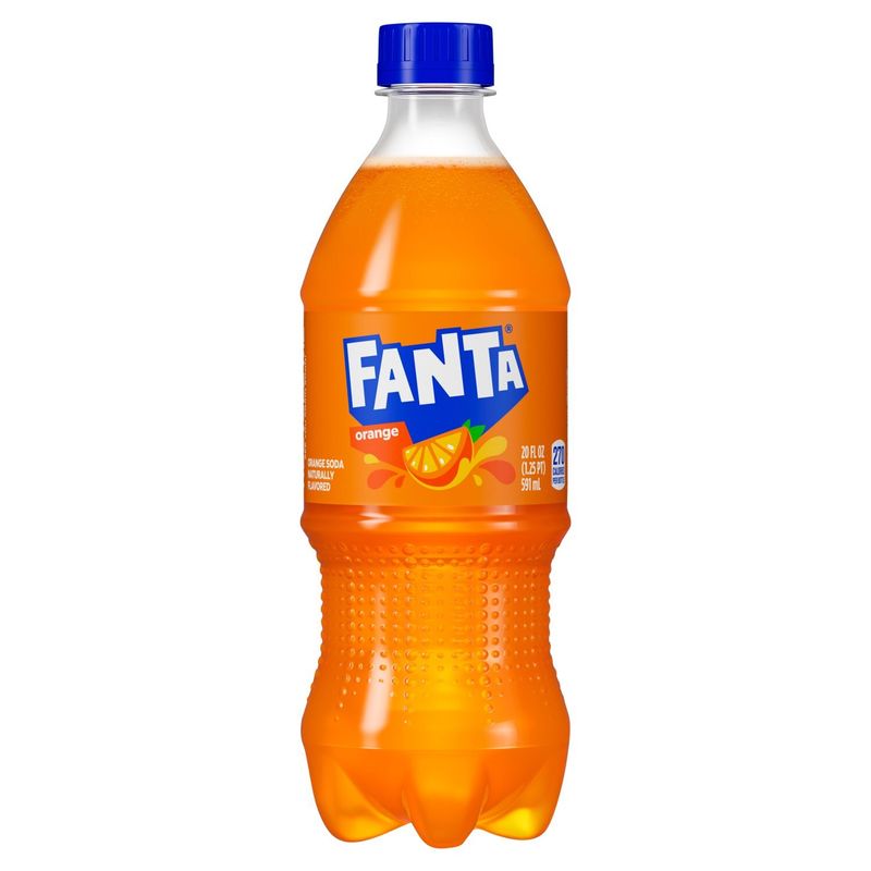 Fanta Orange Soda, 20 fl oz