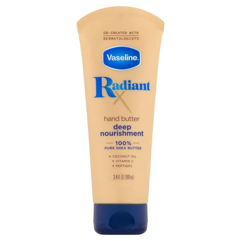 Vaseline Radiant X Deep Nourishment Hand Butter, 3.4 fl oz