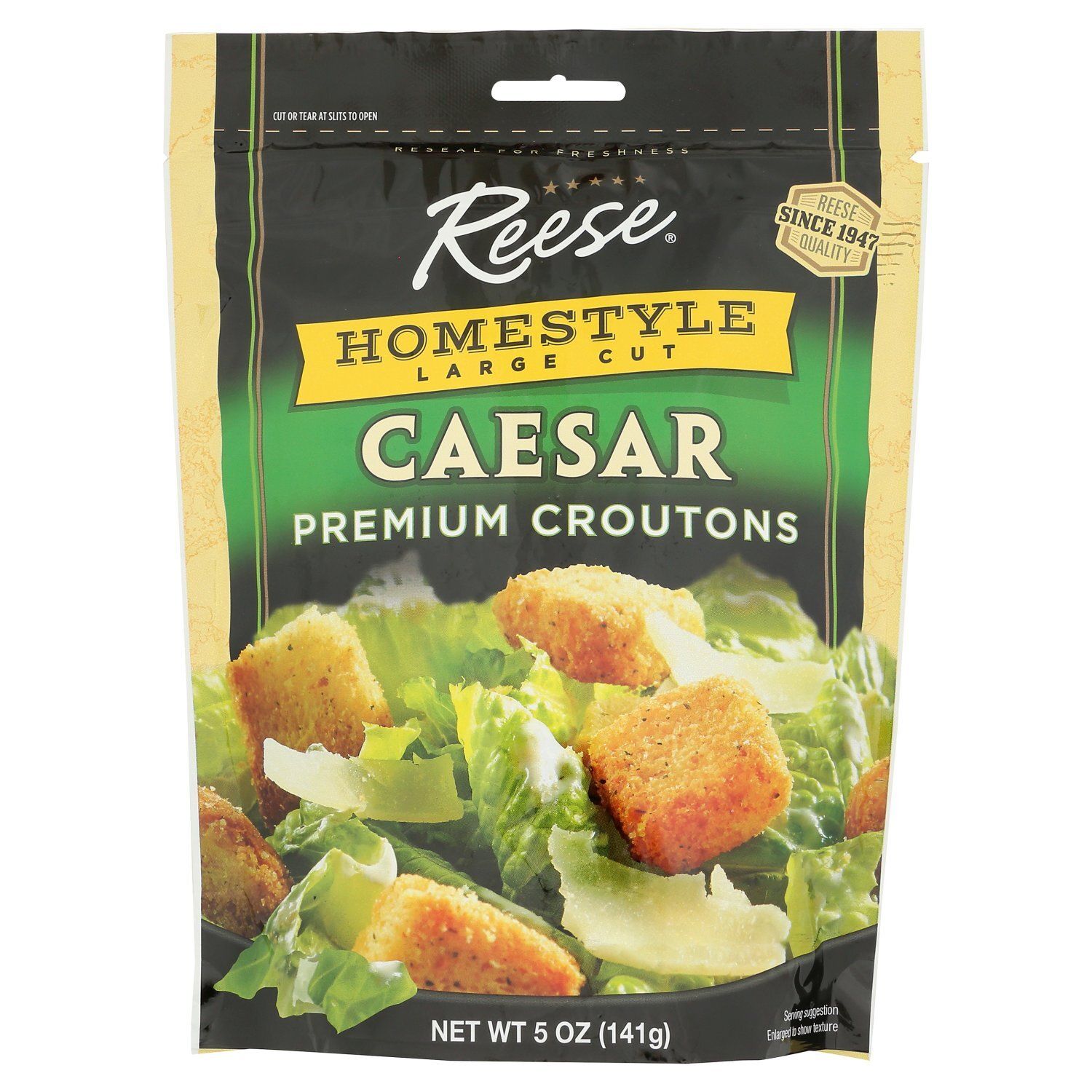 Reese Homestyle Large Cut Caesar Premium Croutons, 5 oz