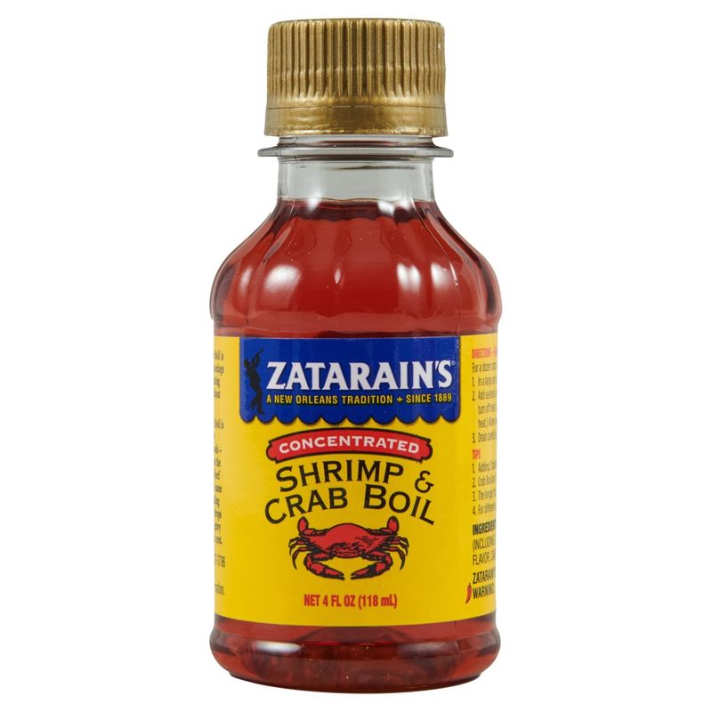 Zatarain's Concentrated Shrimp &amp; Crab Boil, 4 fl oz
