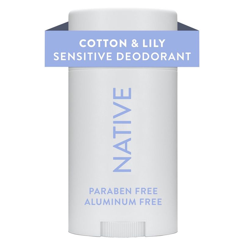 Native Sensitive Cotton &amp; Lily Deodorant, 2.65 oz