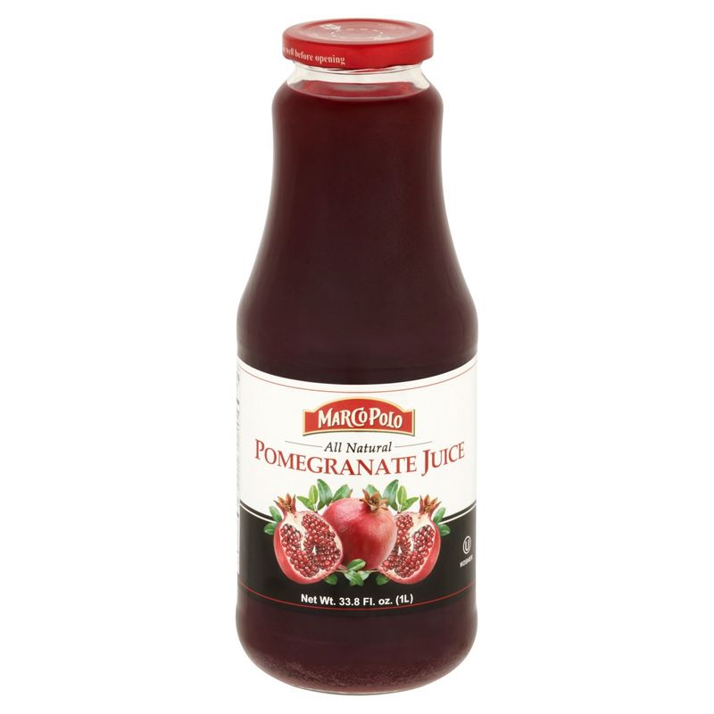Marco Polo All Natural Pomegranate Juice, 33.8 fl oz