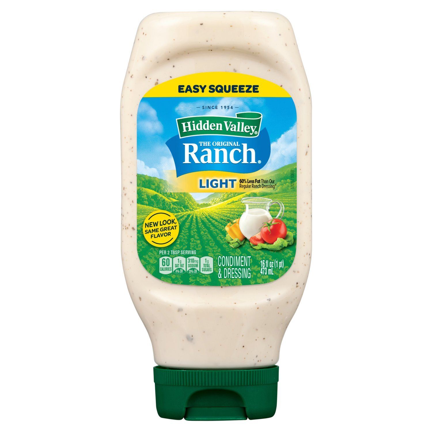 Hidden Valley The Original Ranch Light Condiment &amp; Dressing, 16 fl oz