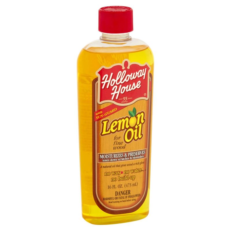 Holloway House Lemon Oil for Fine Wood, 16 fl oz