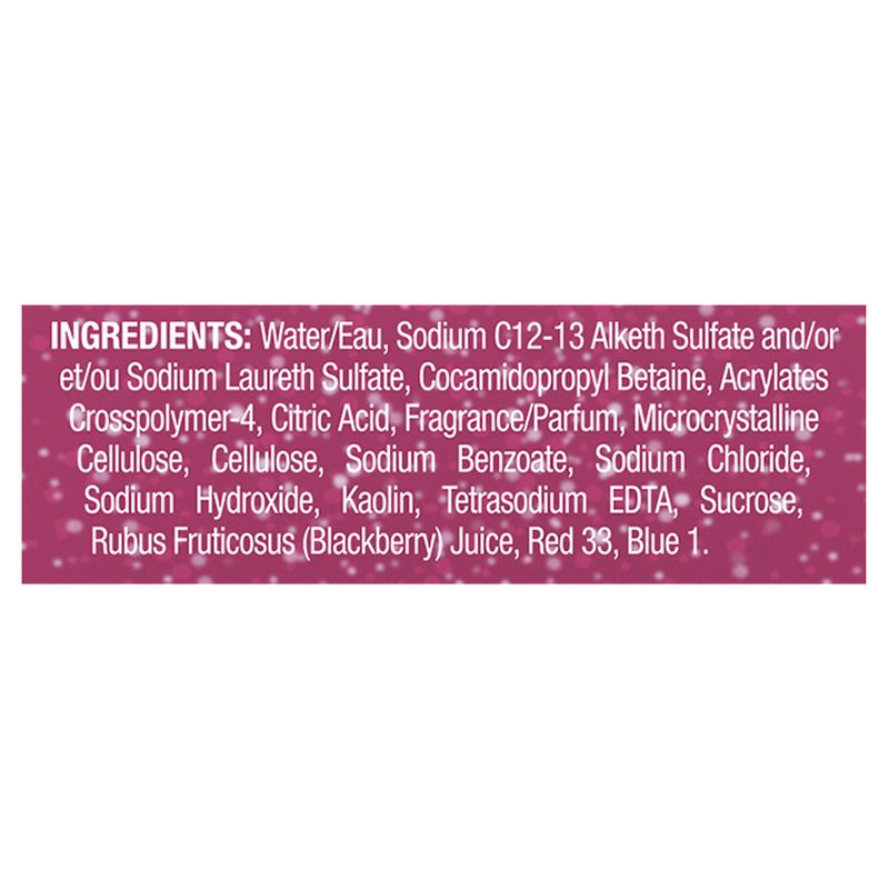 Softsoap Blackberry Sugar Exfoliating Body Wash, 20 fl oz