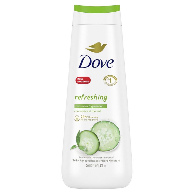 Dove Refreshing Cucumber &amp; Green Tea Body Wash, 20 fl oz