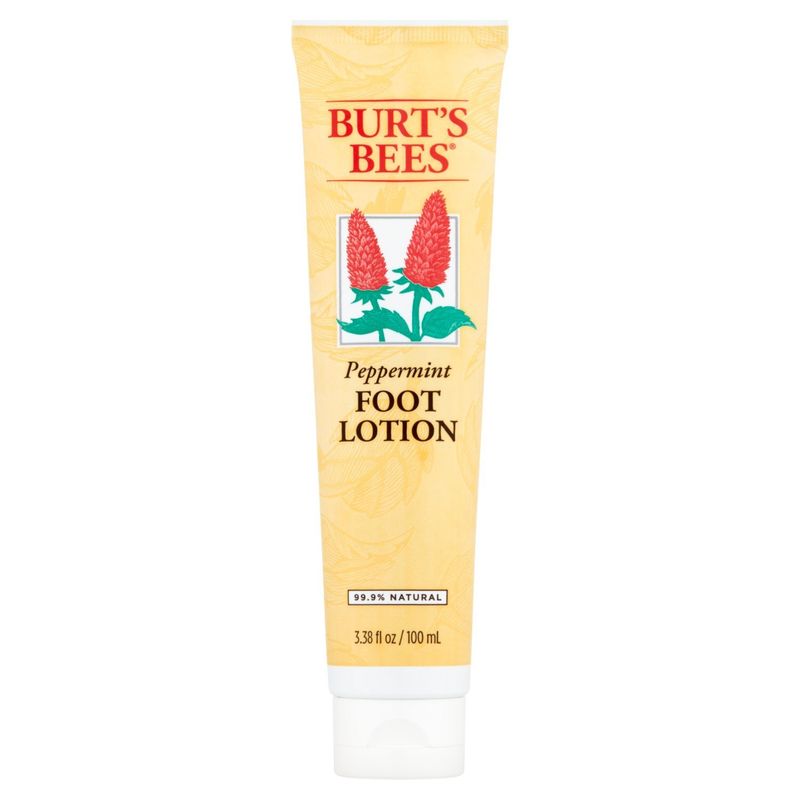 Burt's Bees Peppermint Foot Lotion, 3.38 fl oz