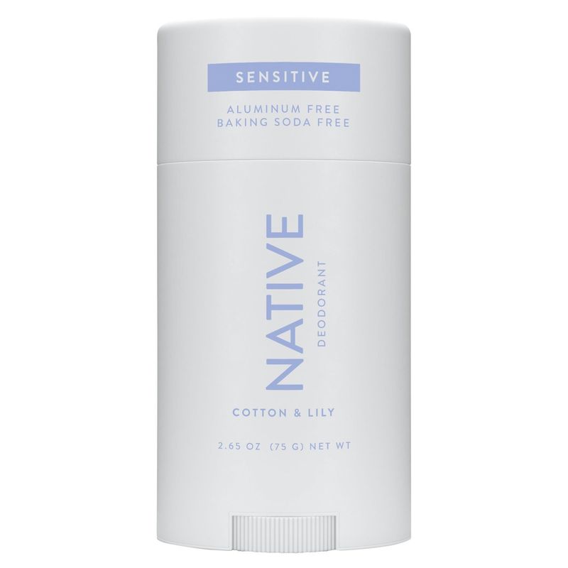 Native Sensitive Cotton &amp; Lily Deodorant, 2.65 oz