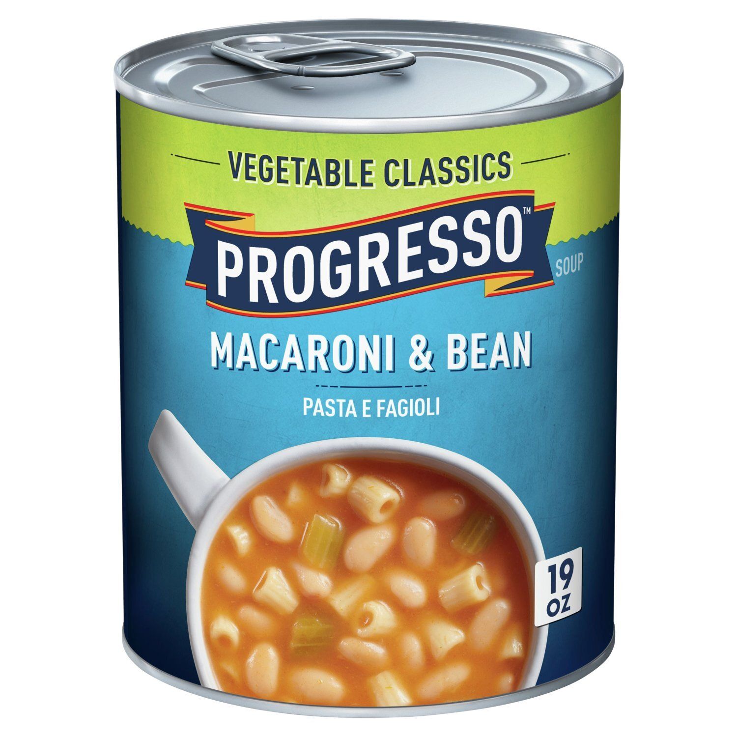 Progresso Vegetable Classics Macaroni &amp; Bean Soup, 19 oz