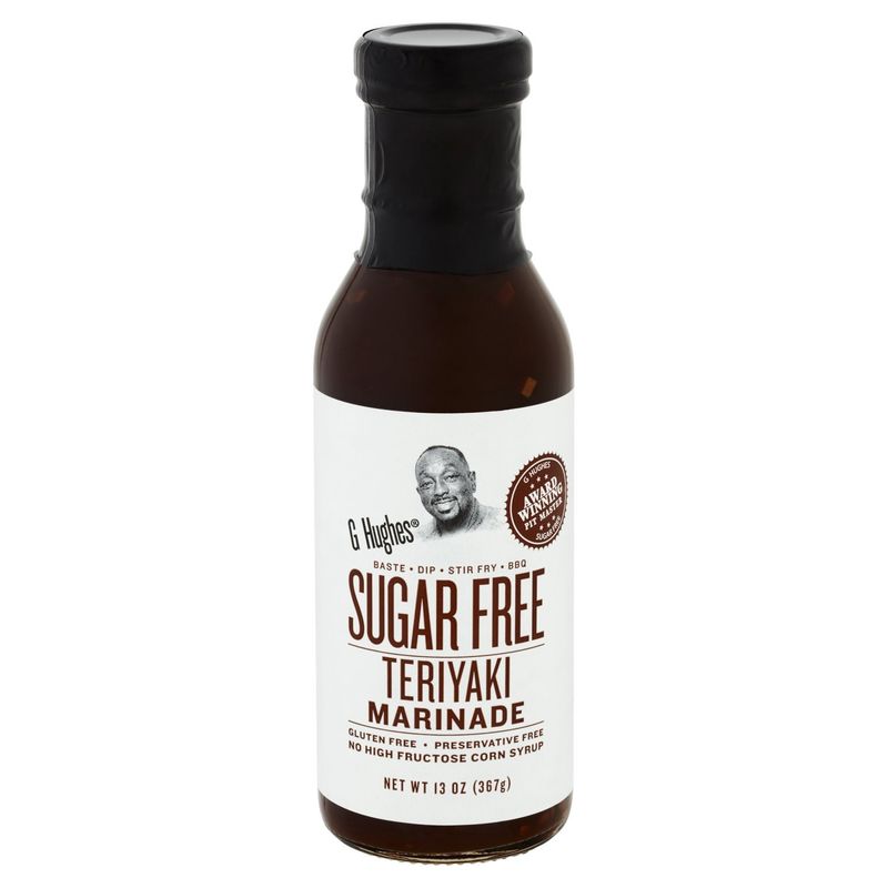 G Hughes Sugar Free Teriyaki Marinade, 13 oz