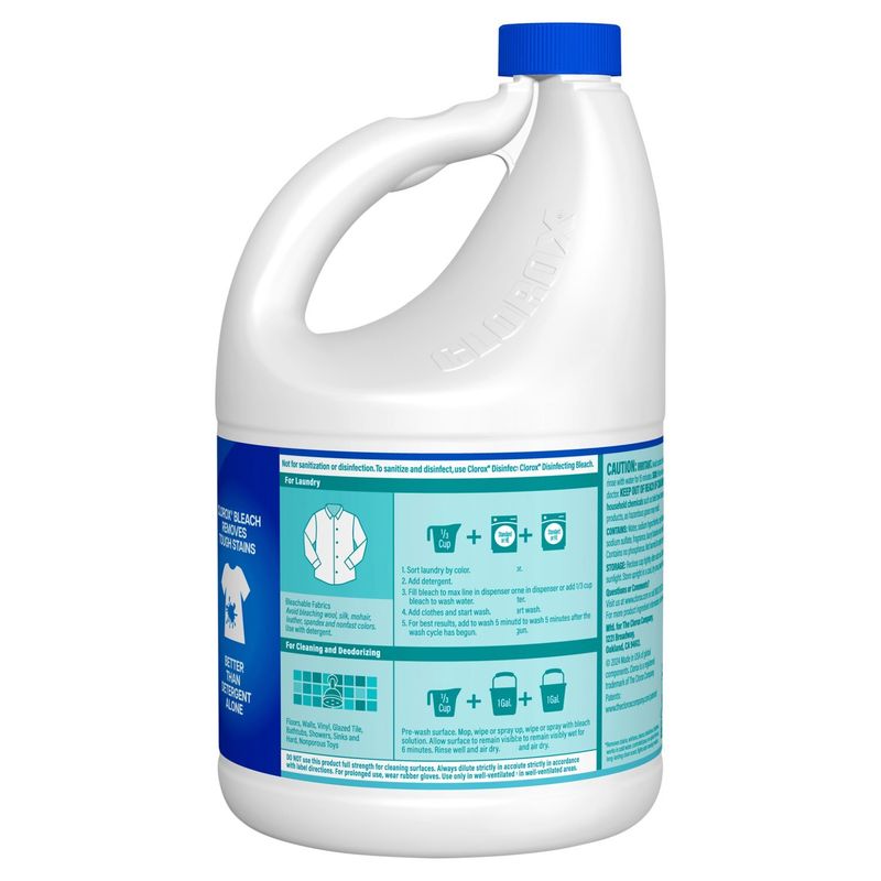 Clorox Clean Linen No-Splash Bleach, 117 fl oz
