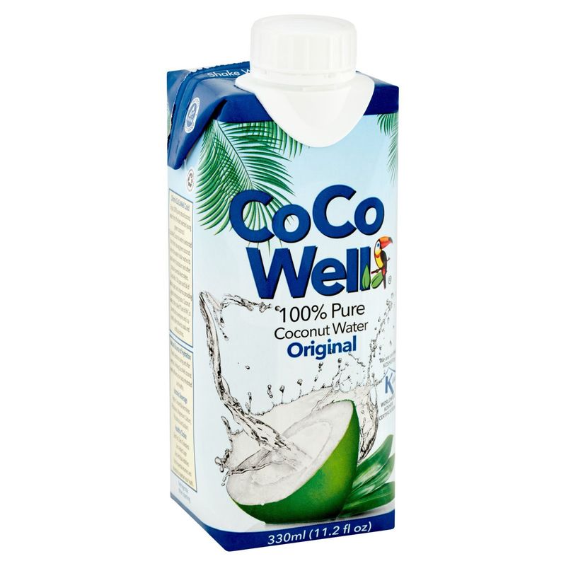 Coco Well Original 100% Pure Coconut Water, 11.2 fl oz
