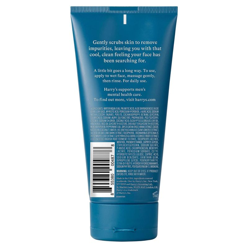 Harry's Exfoliating Face Wash, 5.1 fl oz