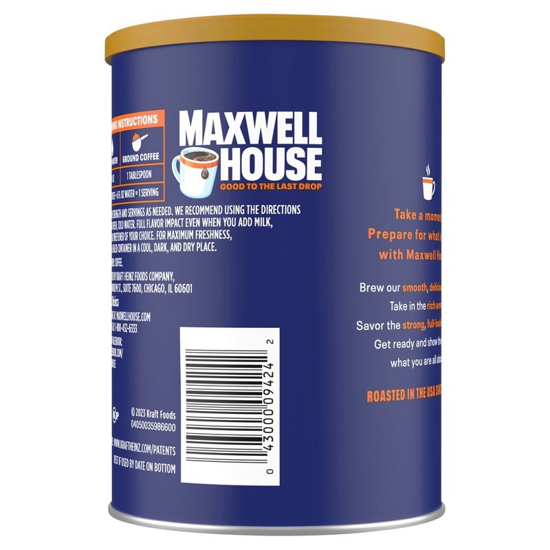 Maxwell House 100% Colombian Medium Ground Coffee, 9.9 oz