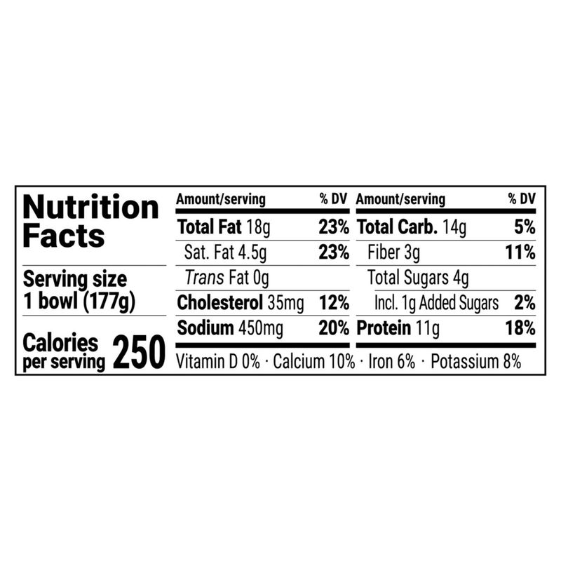 Bonduelle Bistro Santa Fe Style with Chicken Salsa Ranch Dressing Salad Bowls, 6.25 oz