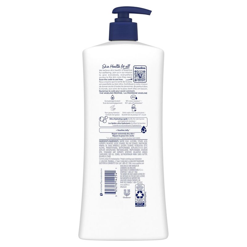 Vaseline Intensive Care Advanced Repair Unscented Lotion, 32 fl oz