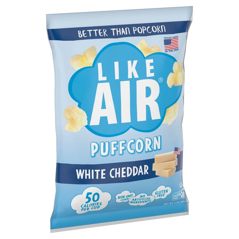 Like Air White Cheddar Puffcorn, 4 oz