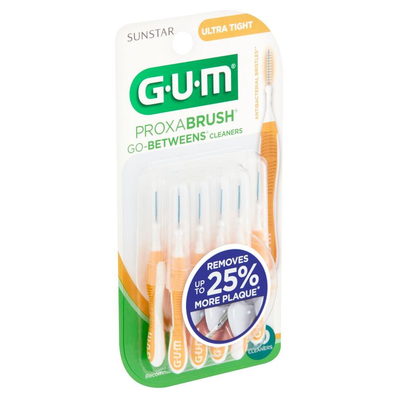 Sunstar GUM Proxabrush Go-Betweens Ultra Tight Cleaners, 10 count