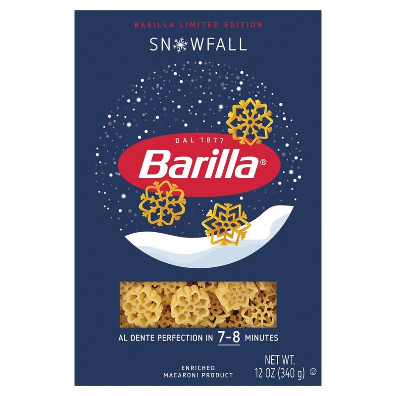 Barilla Snowfall Pasta Limited Edition, 12 oz