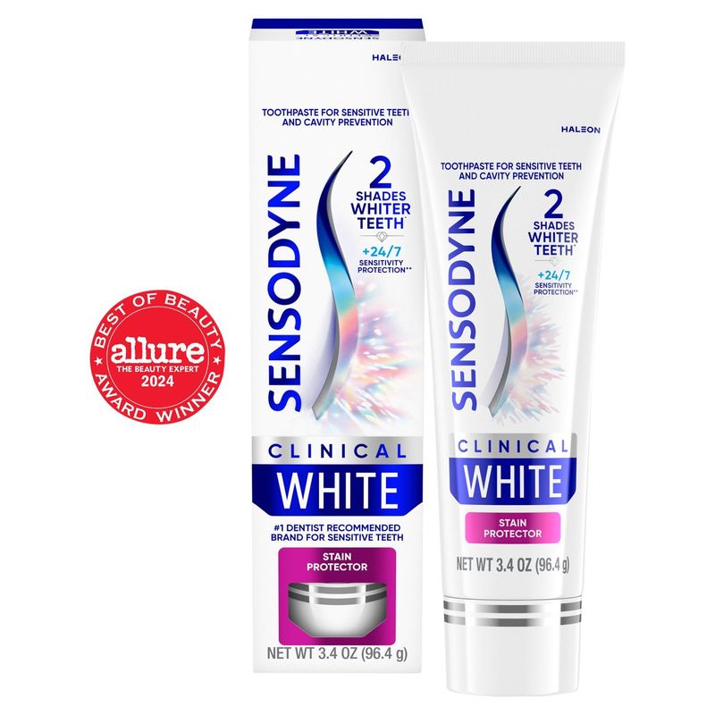 Sensodyne Clinical White Stain Prorector Toothpaste, 3.4 oz