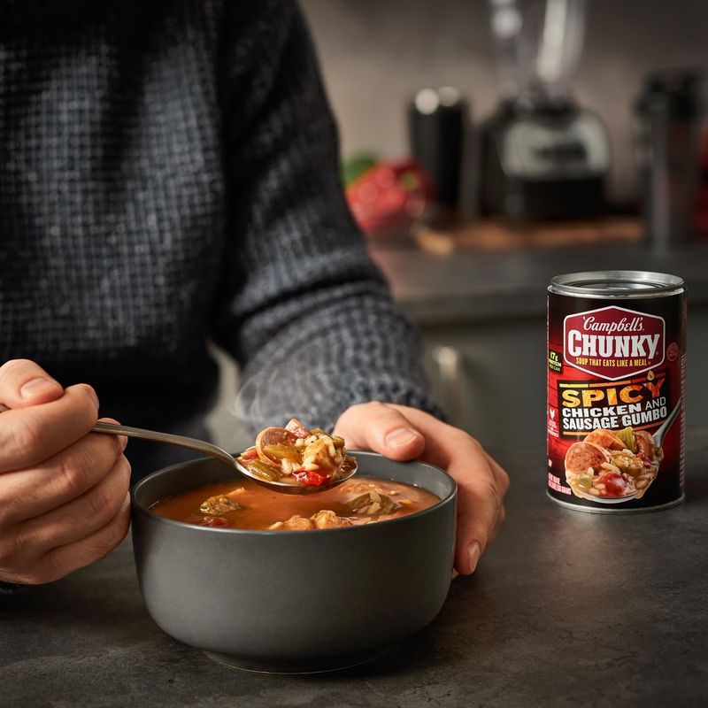 Campbell's Chunky Spicy Chicken and Sausage Gumbo Soup, 18.8 oz