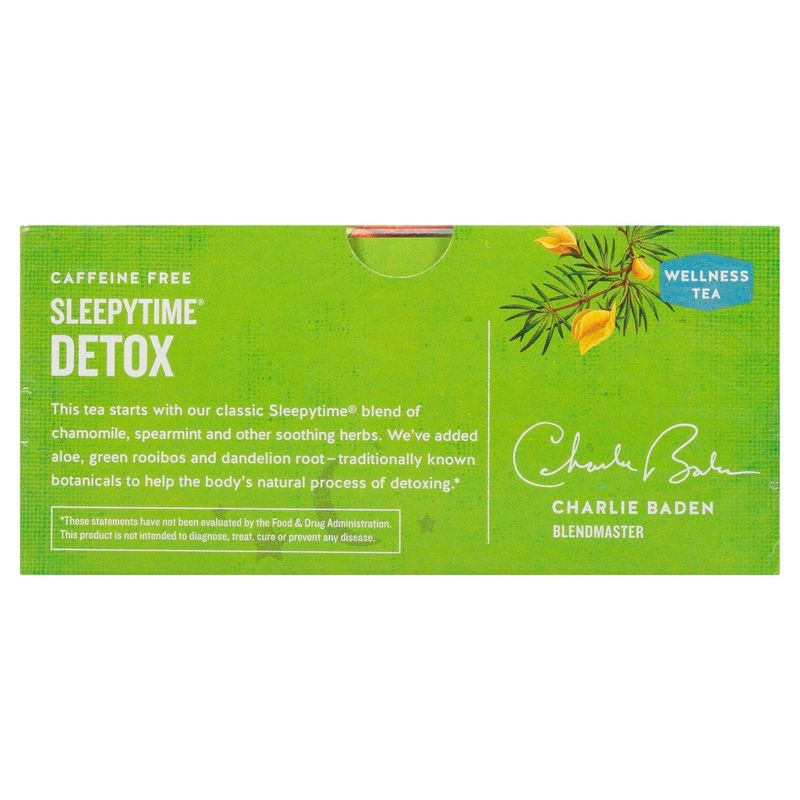 Celestial Seasonings® Sleepytime® Detox Caffeine Free Herbal Supplement Tea Bags 20 ct Box