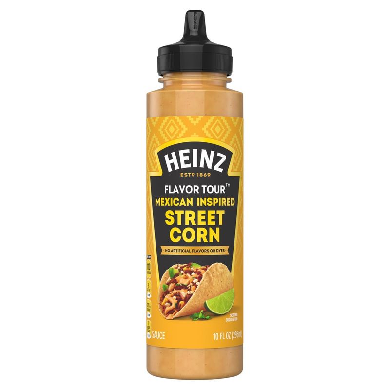Heinz Flavor Tour Mexican Inspired Street Corn Sauce, 10 fl oz