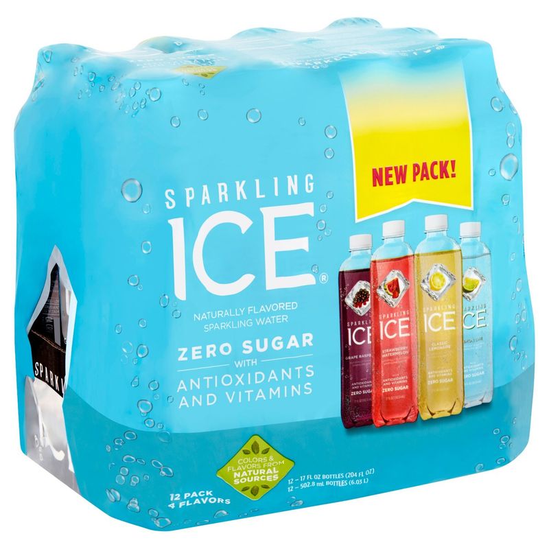 Sparkling Ice Naturally Flavored Sparkling Water, 17 fl oz, 12 count