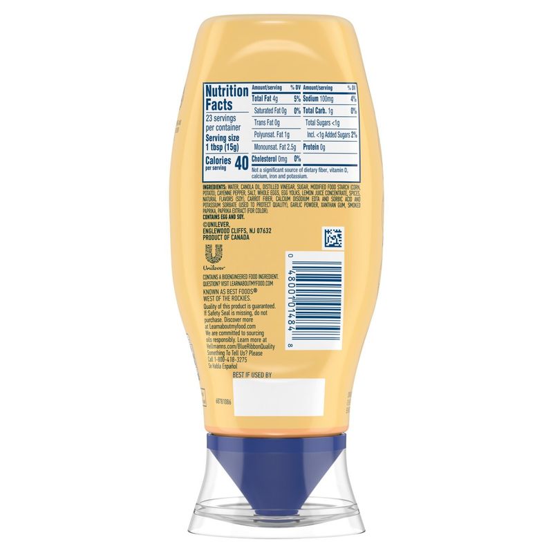 Hellmann's Spicy Mayonnaise Dressing Squeeze Bottle 11.5 oz, 1 ct