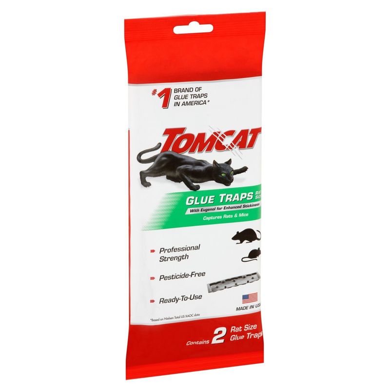 Tomcat Rat Size Glue Traps, 2 count