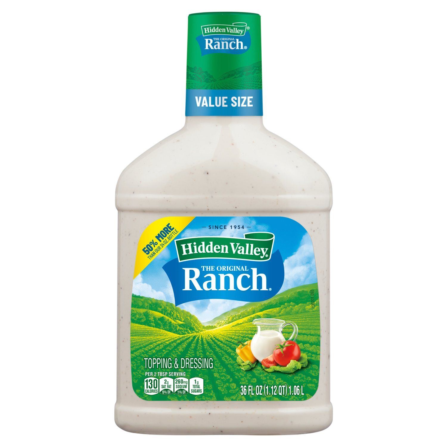 Hidden Valley The Original Ranch Topping &amp; Dressing Value Size, 36 fl oz
