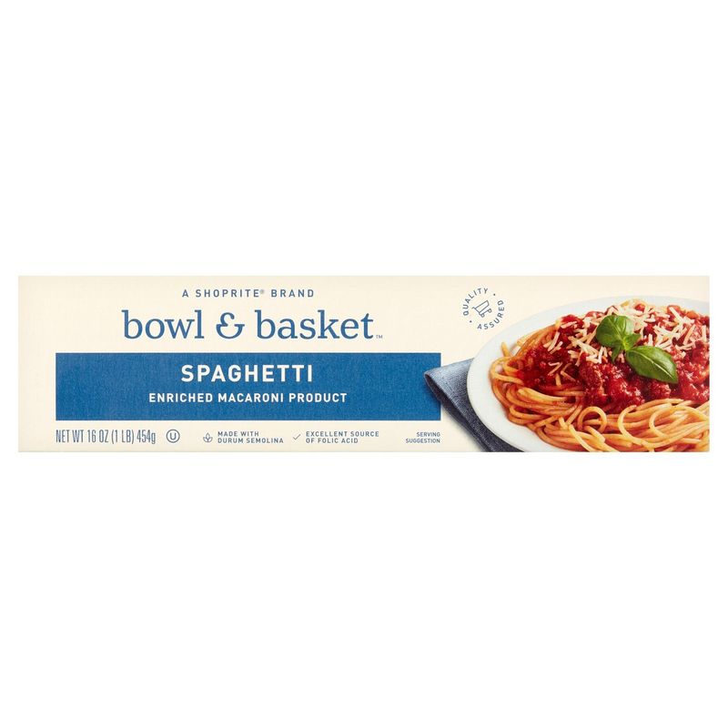 Bowl &amp; Basket Spaghetti Pasta, 16 oz