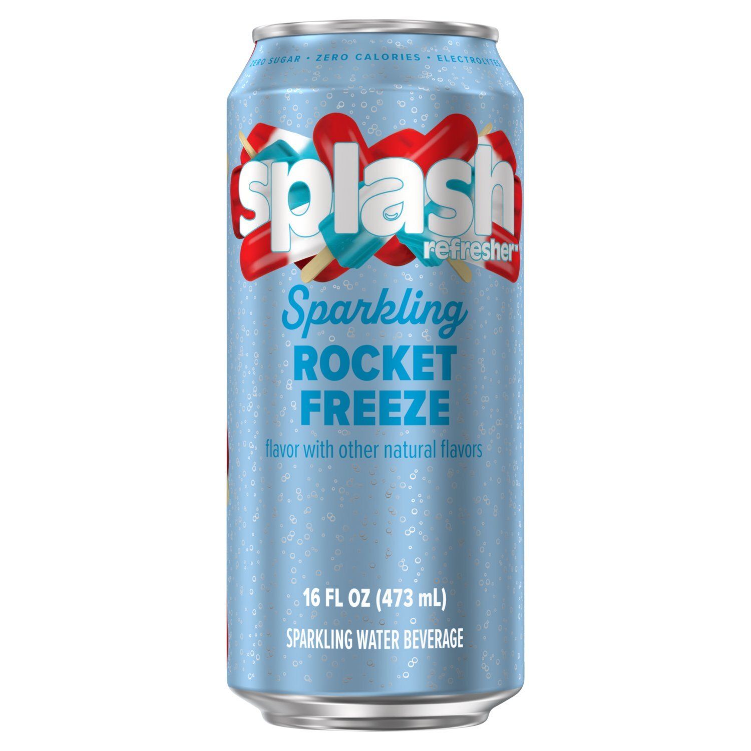 Splash Refresher Rocket Freeze Sparkling Water Beverage, 16 fl oz